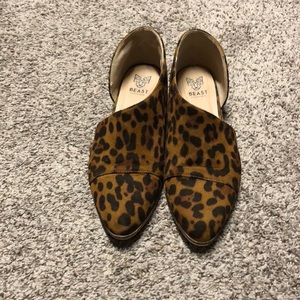 Beast leopard print flats